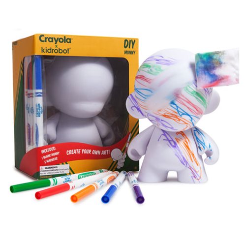 Kidrobot Crayola 7-Inch Do-It-Yourself Munny Vinyl Figure